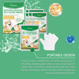 Pet Disposable Cleaning Gloves Dog Cat Hair And Skin Gentle Cleaning Care Gloves - V.I.P Digital Presence