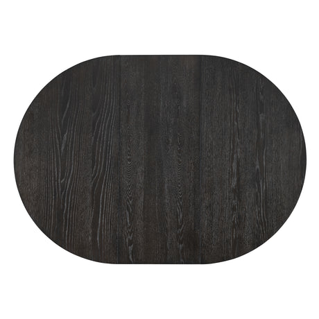 TREXM 5-piece retro functional cutlery set with 1 expandable dining table and 4 cushioned chairs with rattan backrests (espresso - V.I.P Digital Presence