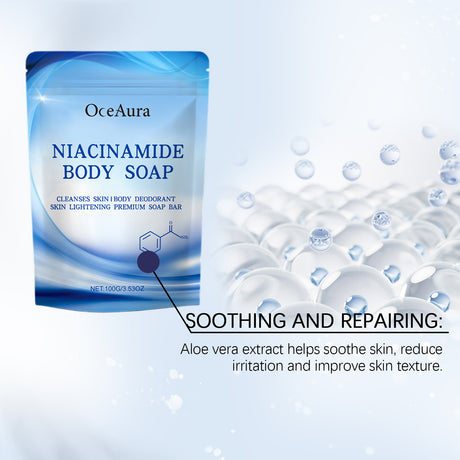 Niacinamide Soap Gently Cleans And Moisturizes Skin, Brightening, Silky, And Refreshing Body Soap - V.I.P Digital Presence