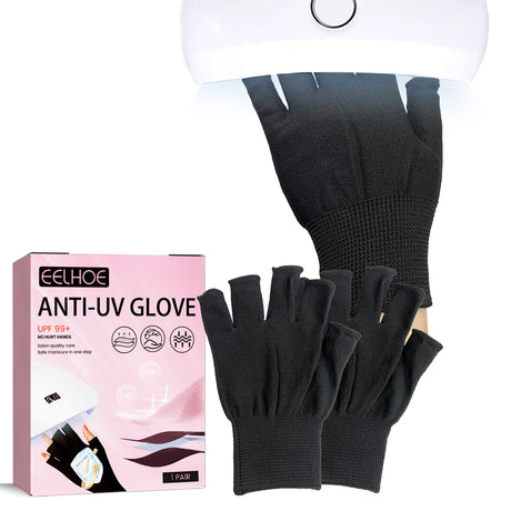 Anti-UV Glove, Anti-Suntan Hand Baking Lamp Blocking Gloves For Nail Lighting - V.I.P Digital Presence