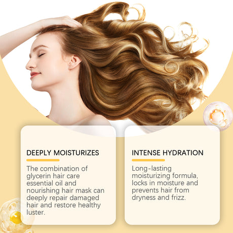 Glycerin Nourishing Hair Care Set Repair Dry Hair And Hair Care Moisturizing Set - V.I.P Digital Presence