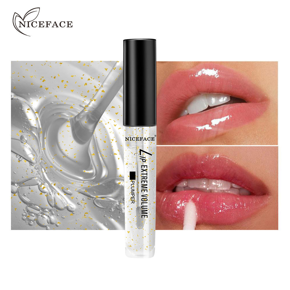 NICEFACE Gold Foil Lip Liquid Moisturizing And Lightening Lip Lines Wiping Out Beautiful Lip Artifact Lip Oil - V.I.P Digital Presence