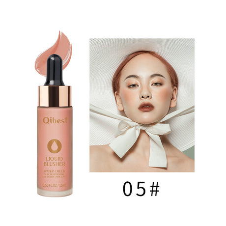QIBEST Blush Milk Nude Makeup Moisturizing Brighten Skin Tone Natural Repairing Temperament Blush Powder Rouge Liquid Blush - V.I.P Digital Presence