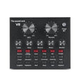 V8 Professional Sound Card Streaming Live Broadcast Podcast Recording Studio Equipment Voice Changer Audio Interface SoundCard - V.I.P Digital Presence