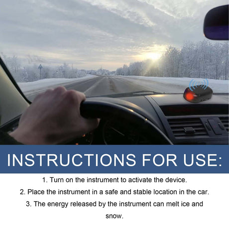 Automotive Snow Removal Tools, Glass Deicing Snow Melting Fast Portable Mini Deicer - V.I.P Digital Presence