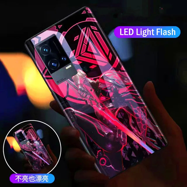 LED Flash Call Light Case For Samsung Galaxy S23 Ultra S22 21 Note 20 Ultra FE Selfie Light Cover for Samsung S21 S20 Plus Coque - V.I.P Digital Presence