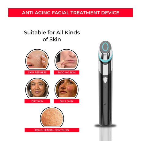 Beauty device EMS micro current 5-speed facial massage device Pore convergence beauty device - V.I.P Digital Presence