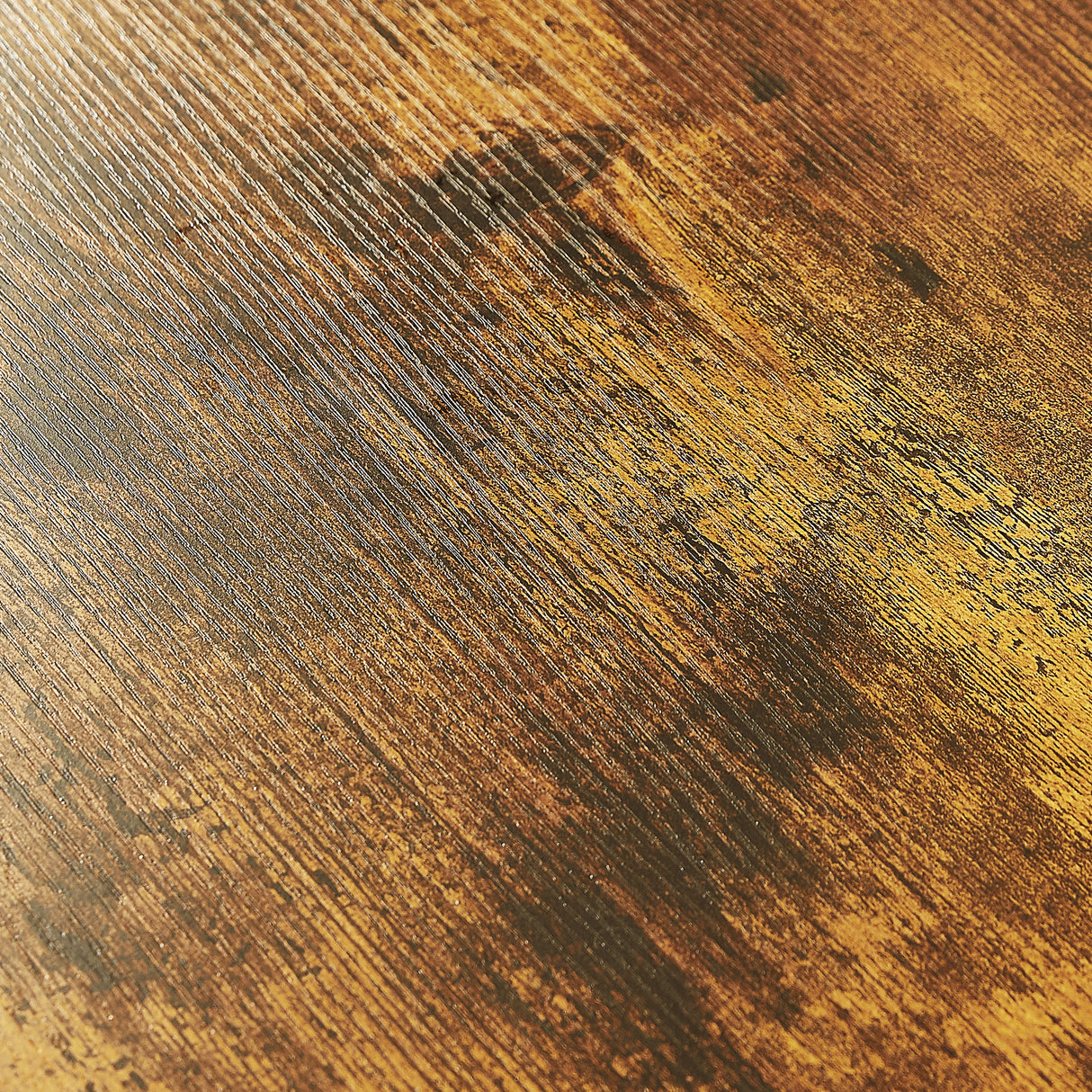 Furniture Style Dog Crate Side Table on Wheels with Double Doors and Lift Top. Rustic Brown, 43.7'' W x 30'' D x 31.1'' H. - V.I.P Digital Presence