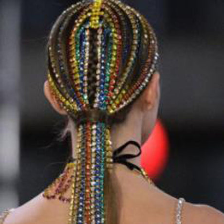 Accessories: rhinestone long tassel headpiece, exaggerated personality headband, Instagram style hair accessory, hair hook - V.I.P Digital Presence