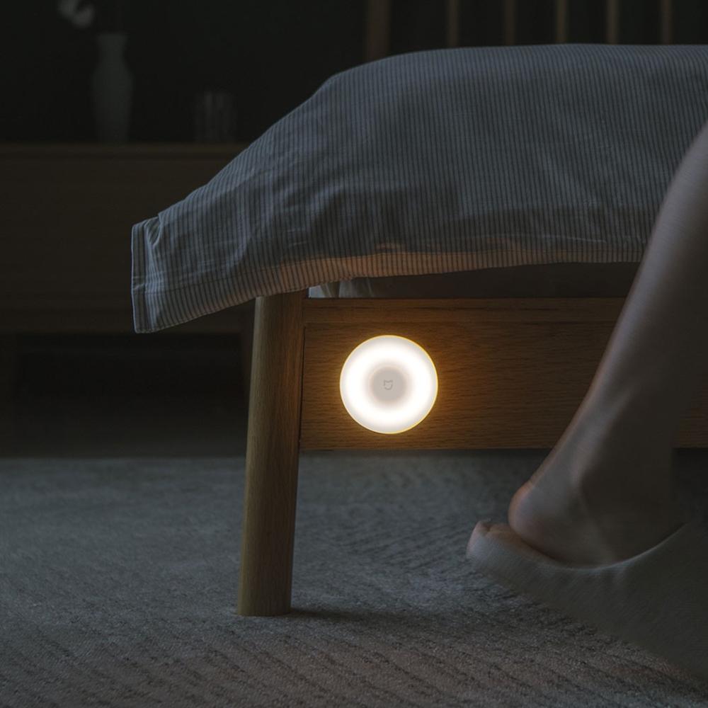 Lámpara nocturna Xiaomi Mijia de segunda generación con atracción magnética, rotación de 360 ​​grados, sensor infrarrojo ajustable