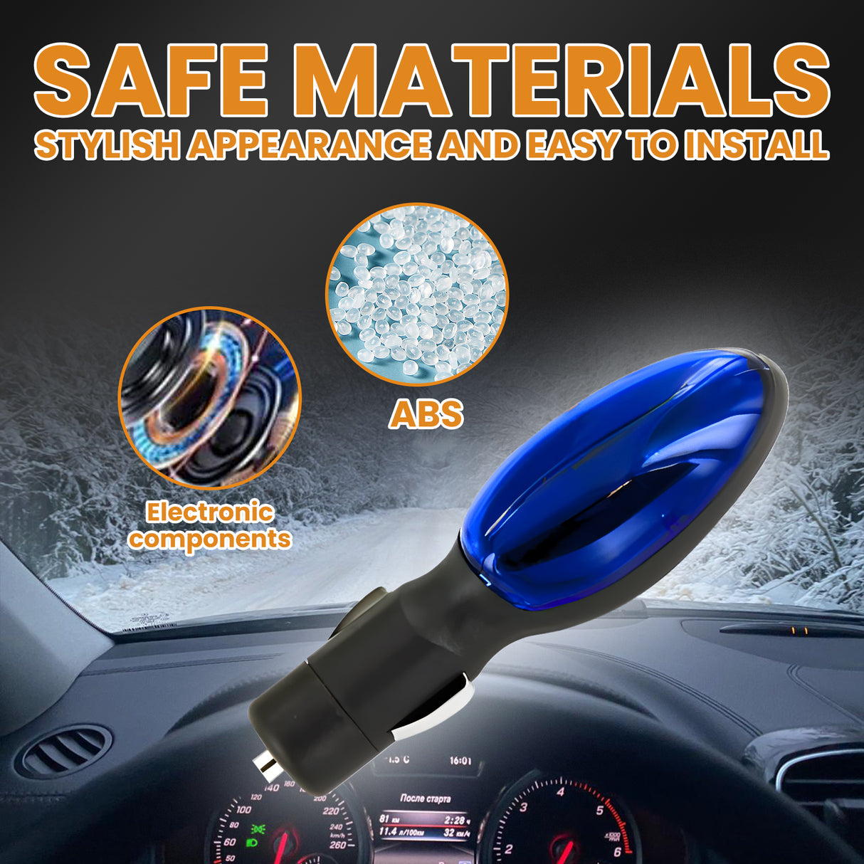 Electromagnetic Heating Snow Removal Device, Car Glass Snow Removal Defrosting Portable Car Deicing Instrument - V.I.P Digital Presence