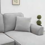 [VIDEO provided] [New] 108*85.5" Modern U Shape Sectional Sofa 7 Seat Fabric Sectional Sofa Set - V.I.P Digital Presence