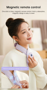Neck Massager with Heat, Portable Neck Lymphatic Massager for Pain & Fatigue Relief - V.I.P Digital Presence
