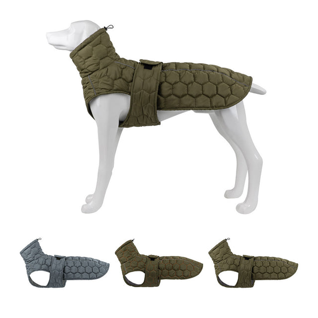 Thick and warm dog clothing outdoor cotton coat vest for winter warmth - V.I.P Digital Presence