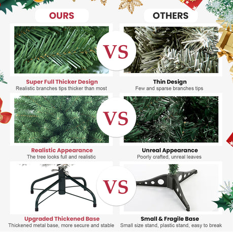 5FT PVC Green Memory Wire Christmas tree - V.I.P Digital Presence