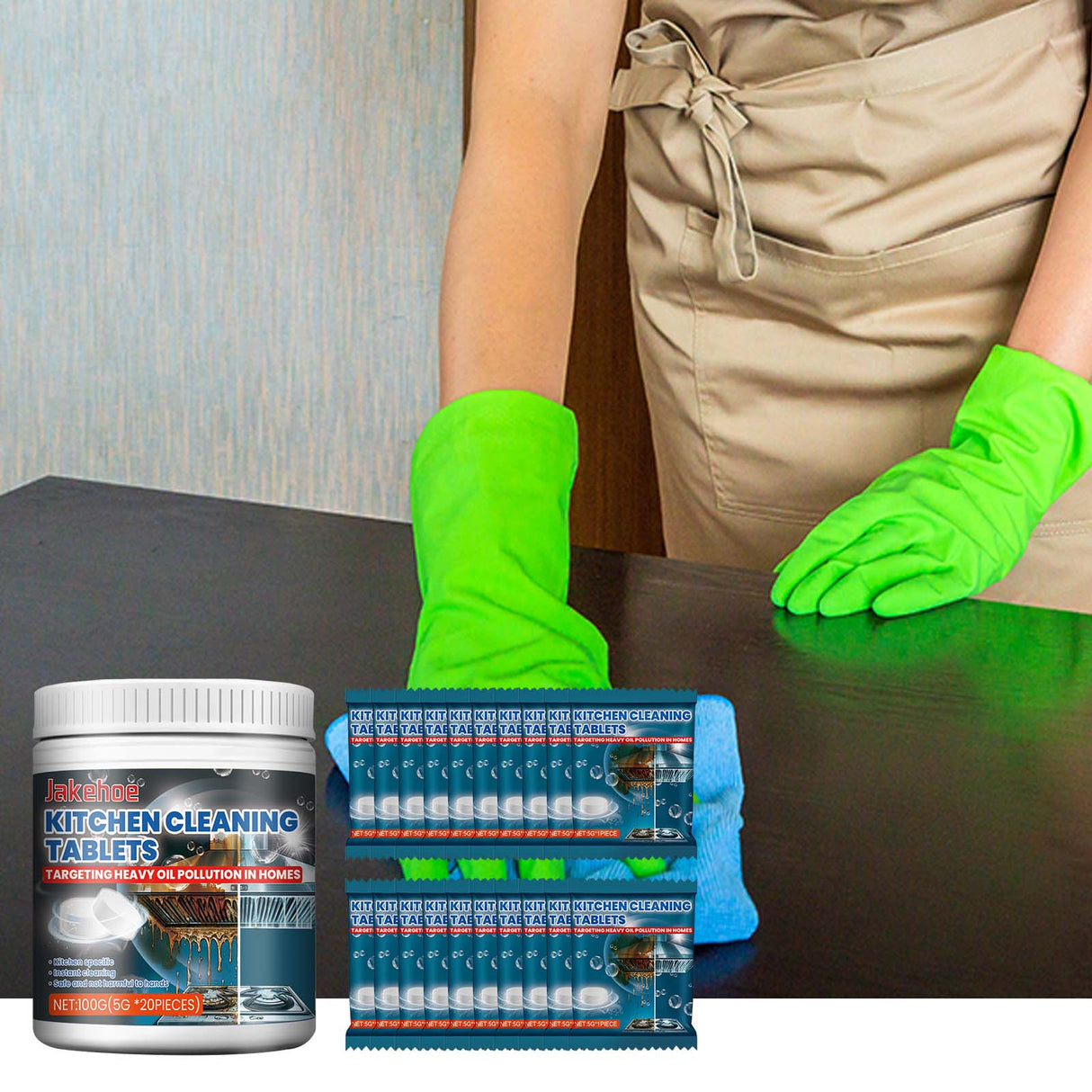 Kitchen Cleaning Effervescent Tablets, Clean The Kitchen Stove Sink Range Hood Stubborn Dirt Effervescent Tablet - V.I.P Digital Presence