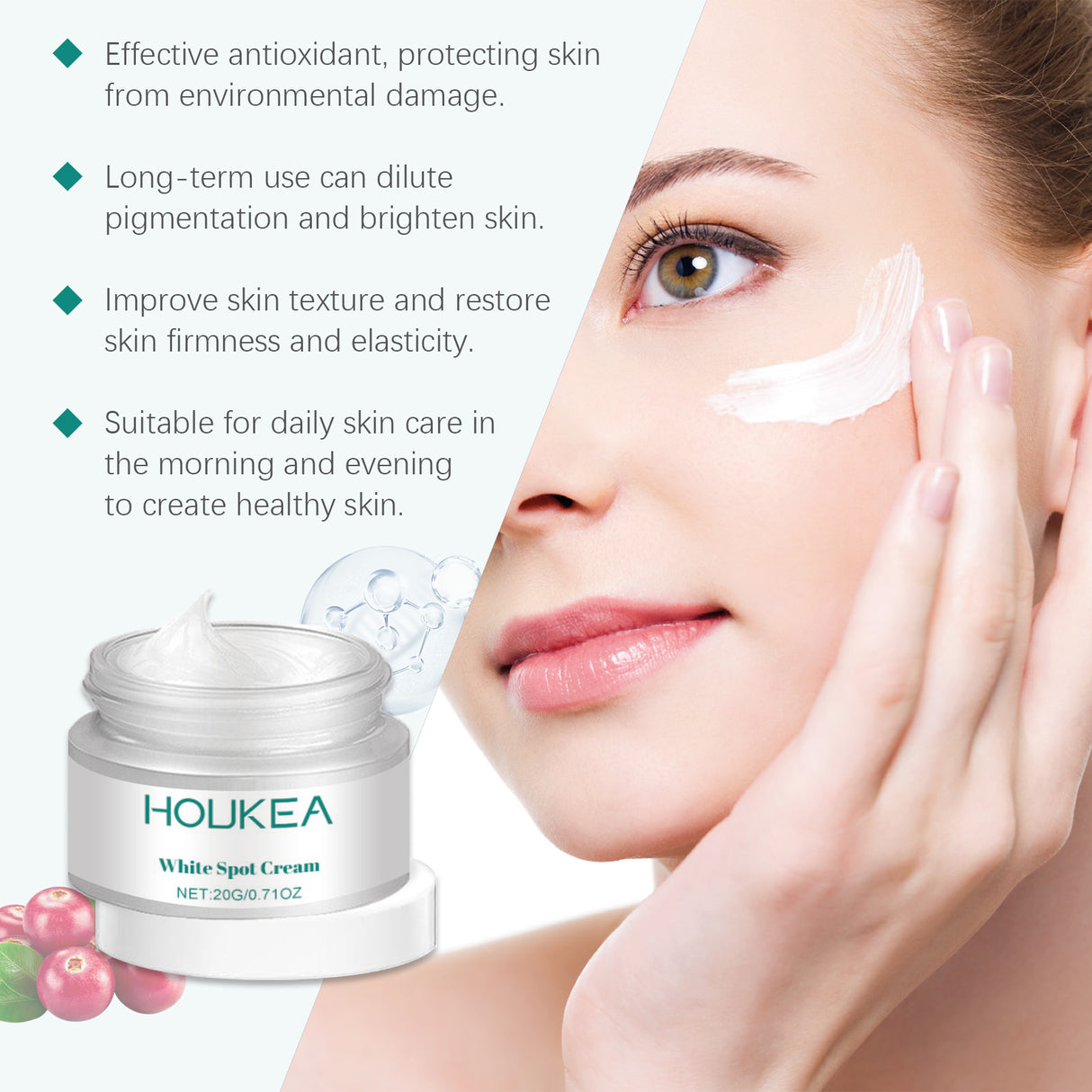 Moisturizing Cream Moisturizes And Elevates Facial Skin Daily Skin Care Moisturizing, Brightening, Smoothing And Firming Cream