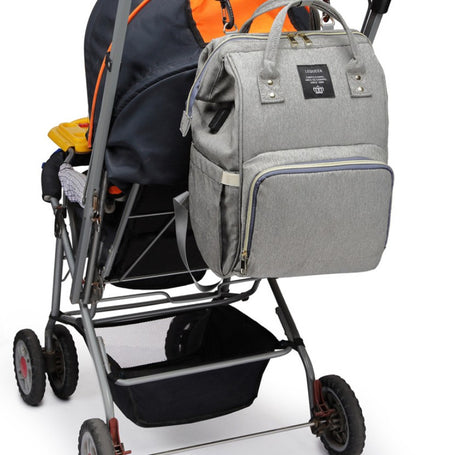 Lequeen Brand Diaper Bag Large Capacity USB Mummy Bag Travel Backpack Designer Nursing Bag for Baby Care - V.I.P Digital Presence