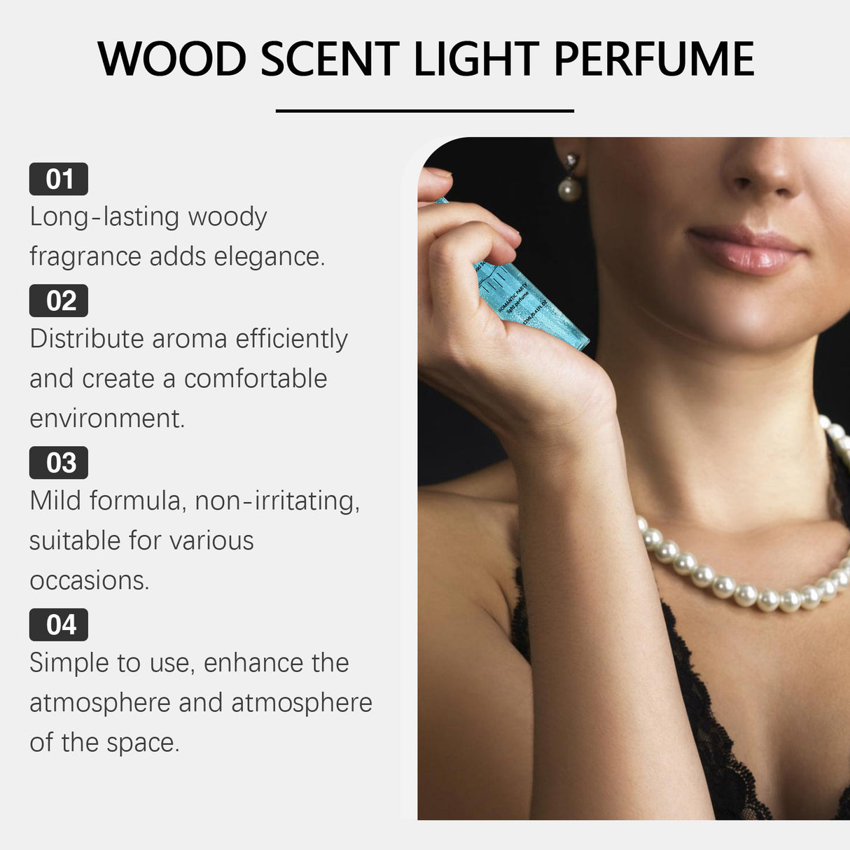 Eau De Toilette, Warm Wood Scent Charming Floral Fragrance Fresh Natural Fragrance Fragrance Lasting Fragrance - V.I.P Digital Presence