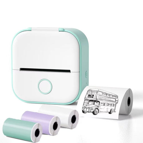 Overseas version T02 household wrong title mini pocket portable Bluetooth tag photo ledger thermal printer - V.I.P Digital Presence