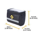 Folding Bicycle Handle Bag Large Capacity Waterproof Mountain Bike Front Bag Shoulder Bag Electric Vehicle Battery Bag