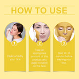 Gold Sleeping Mask, Moisturizing, Moisturizing, Moisturizing, Smoothing And Firming Skin Hydrating Mask - V.I.P Digital Presence