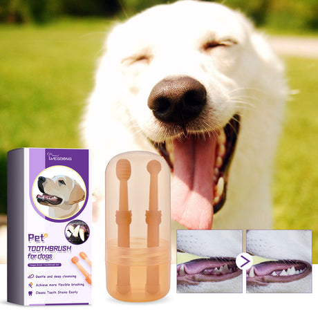 Pet Toothbrush For Dogs, Pet Oral Cleaning Dental Stains Dental Health Care - V.I.P Digital Presence