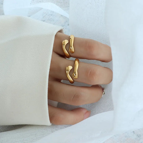 Titanium Steel Hug Bypass Ring - V.I.P Digital Presence