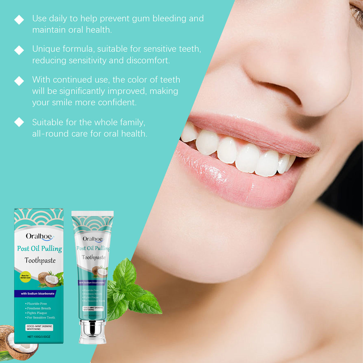 Toothpaste Gently Cleans Odor Stains And Dirt Care For Teeth Daily Cleaning And Care Toothpaste - V.I.P Digital Presence