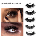 10 Pairs Of Messy Thick Imitation Mink Hair False Eyelashes 3D Stereo Realistic European And American Fried Hair False Eyelashes - V.I.P Digital Presence