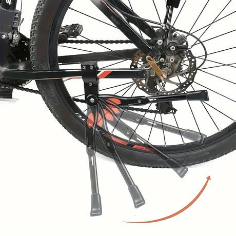 Adjustable bicycle rack, parking rack, side rack for 22, 24, 26 - inch mountain bikes - V.I.P Digital Presence