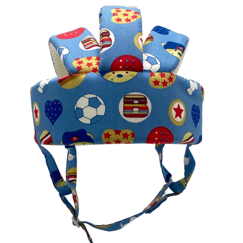 Casco de seguridad anticolisión para bebés que aprenden a caminar, gorra protectora de algodón, totalmente de algodón, transpirable y ligero.