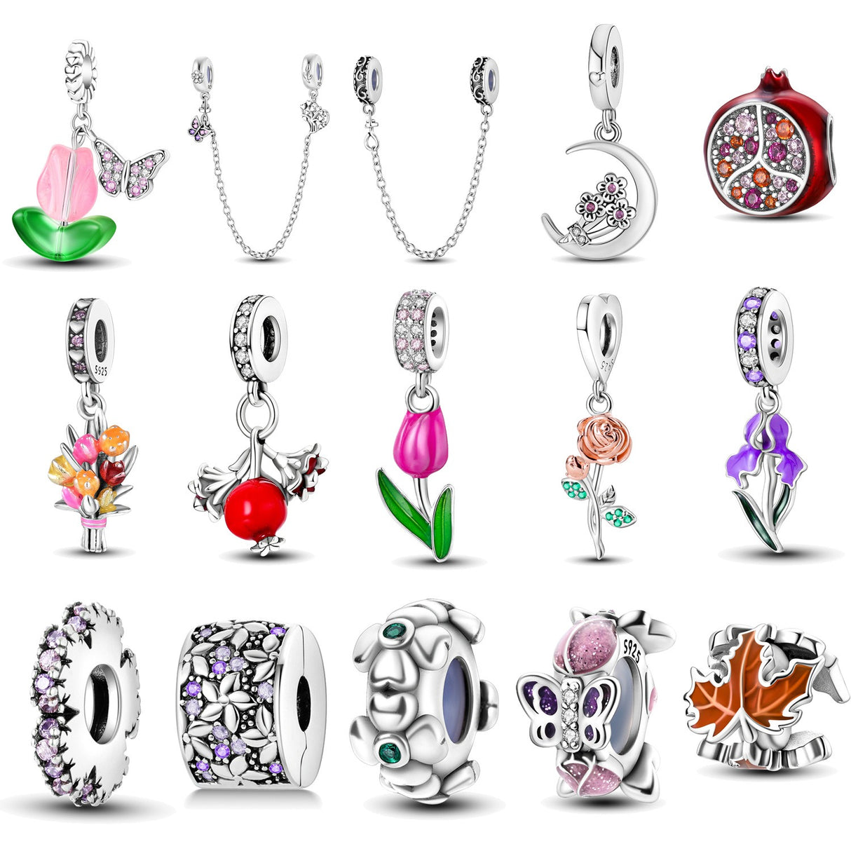 Flower Beaded Pendant Jewelry Accessories Beaded Bracelet Necklace - V.I.P Digital Presence