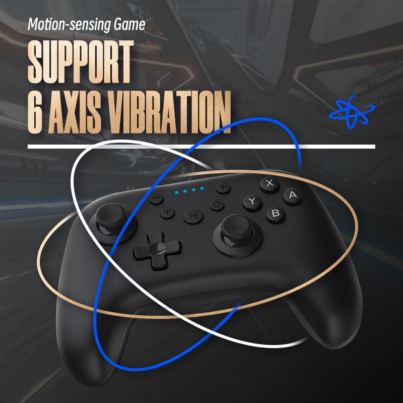 Suitable for Switch/site/OLED wireless Bluetooth game controller T30 six axis wake-up NFC - V.I.P Digital Presence