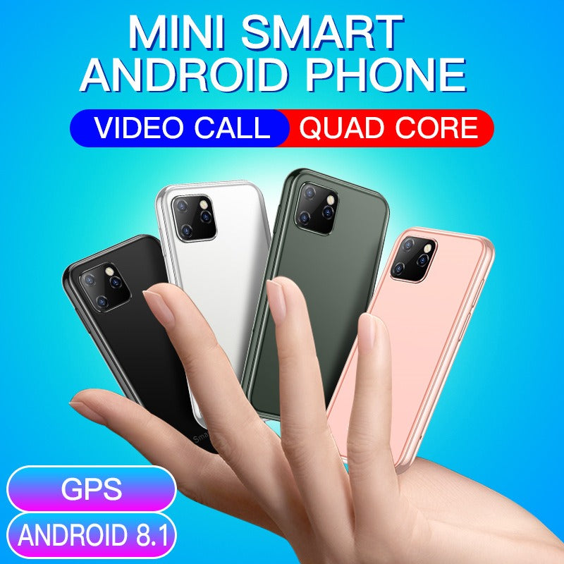Smartphone de bolsillo 3G Mini XS11 Sono con sistema Android 8.1 y GPS, cámara dual y WIFI