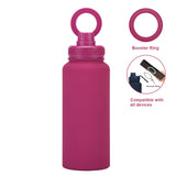 Magnetic Phone Holder Outdoor Large Capacity 1L Wide-Mouth Insulated Stainless Steel Sports Water Bottle - V.I.P Digital Presence
