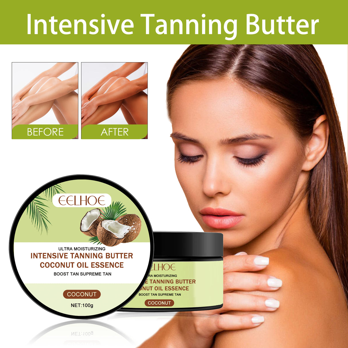 Intensive Tanning Butter, Outdoor Sunbathing Evenly Helps Tan To Create Tan Skin Moisturizing Cream - V.I.P Digital Presence