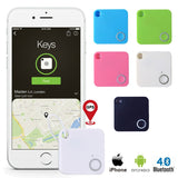 Mini rastreador GPS con Bluetooth para llaves, localizador de alarma para coche, billetera, llaves, antipérdida, para niños y mascotas en tiempo real.