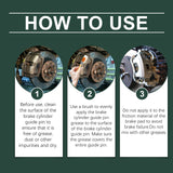 Automotive Brake Caliper Grease, Silicon-Based Lubricant Caliper Anti-Bite Maintenance Grease - V.I.P Digital Presence
