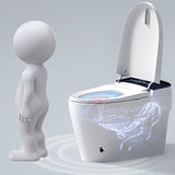 ST-GP-01 Smart Toilet with Heating, Portable Toilet with Automatic Opening and Closing, 1.28GPF Water Tank Free Toilet, White - V.I.P Digital Presence