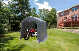7x12 ft Outdoor Gazebo Portable Storage Shelter Shed with 2 Roll up Zipper Doors & Vents Carport - V.I.P Digital Presence