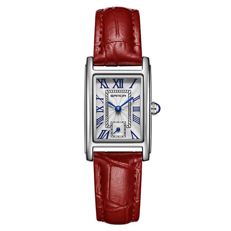 Watch Square Steel Band Quartz Watch Roman Numeral Waterproof Quartz Ladies Belt Watch - V.I.P Digital Presence
