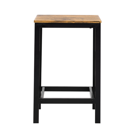 TREXM 5-piece compact bar table with table and stool - modern industrial design brown - V.I.P Digital Presence