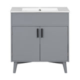 Bathroom vanity Set with Sink, Combo Cabinet, Bathroom Storage Cabinet - V.I.P Digital Presence