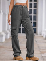 Straight Denim Cargo Pants - V.I.P Digital Presence