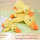 Dogs' Plush Companion Duck Toy for Biting and Teeth Cleaning with Sound, Fun for Cats and Pets - Charging Duck - V.I.P Digital Presence