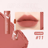 O. TWO. O Lip Clay Matte Face Lip And Cheek Dual-Use Powder Blusher Lipstick Air Lip Glaze Does Not Stick To Cup Lip Color 9144 - V.I.P Digital Presence