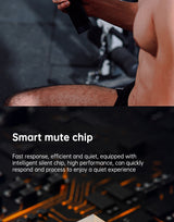 900-turn fascial gun USB charging massage angle rotatable full body muscle massage machine gun - V.I.P Digital Presence