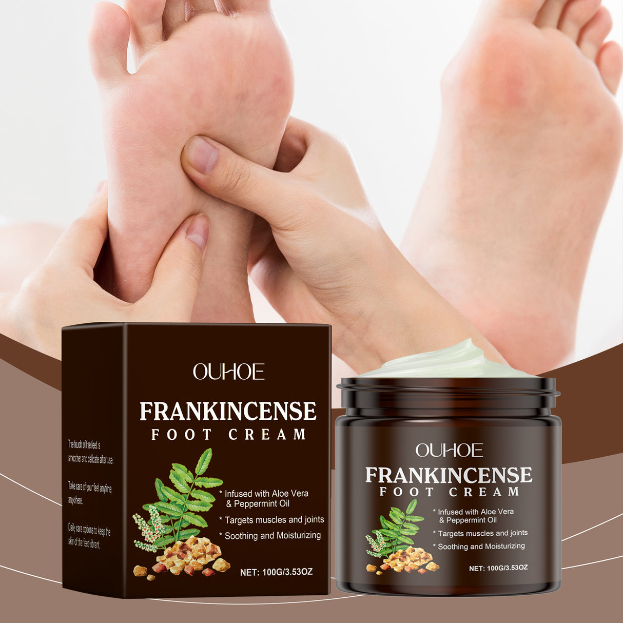 Nourishing And Moisturizing Foot Cream Gently Moisturizes Foot Skin With A Deep Nourishing And Exfoliating Foot Cream
