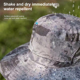 Solar fan hat: wide - brim bucket hat with 2 solar fans, men’s summer cap for outdoor fishing, camping, hiking. - V.I.P Digital Presence